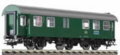 Passenger coach 2nd class with baggage compartment, 3-axled, type BD3yg.766 of the DB