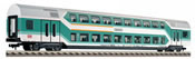 Double-decker coach 1st/2nd class, type DABz.755 of the DB AG