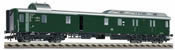 Four-axled standard post and baggage coach, type PwPost 4ü-28 of the DB