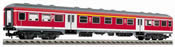 Local coach in traffic red livery, 1st/2nd class, type ABn.417 of the DB AG