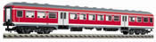 Local coach in traffic red livery, 2nd class, type Bn.448 of the DB AG