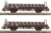 2-piece set: Swivel-type stake wagons