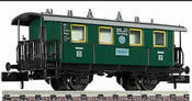 2nd/3rd Class passenger coach, type BCL Bay05 of the DRG