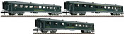 Swiss 3pc Wagon Set Classic Train (part 1) of the SBB