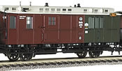 Post-Baggage Coach, 2-axled, Type P Post