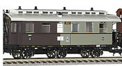 Passenger Coach 3rd/4th Class, 3-axled, Type Cdi