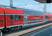 Double-decker coach 2nd class, type DBpza 780.1, of the DB AG
