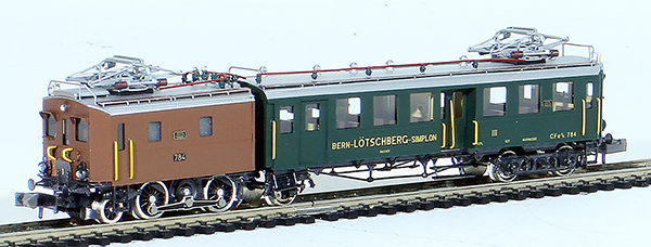 Fulgurex 1151 - BLS CFe 2/6 no. 784 Brown/Green Livery