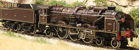 Fulgurex 1158d - Nord Class 231 Chapelon Pacific - Brown Livery DCC Digital Version