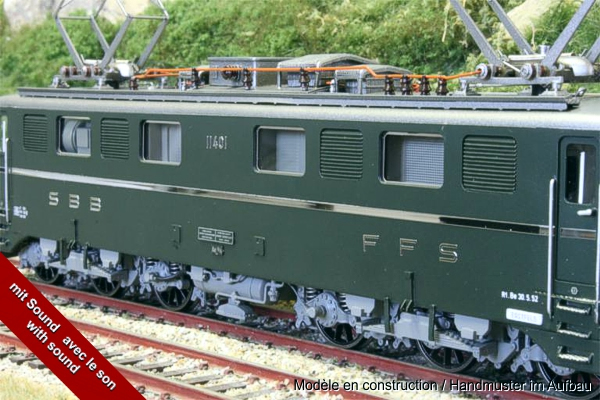 Fulgurex 22521 - Swiss SBB/CFF Ae6/6 Heavy Electric with URI Canton