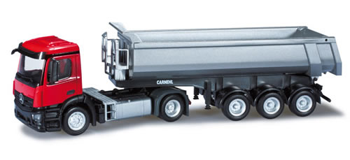 Herpa 301442 - Mercedes-Benz Antos S dump semitrailer