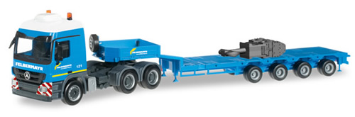 Herpa 303897 - Mercedes Actros, (105.00) Hook Blocks Crane Felbe...