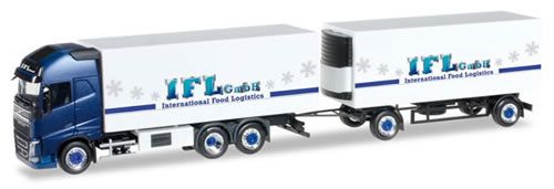 Herpa 305822 - Volvo FH GL Reefer Semi (62.95) Ifl Cologne