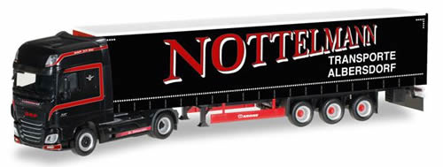 Herpa 306836 - DAF XF SSC Curtain Semi Nottelmann