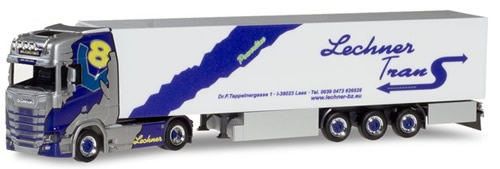 Herpa 308861 - Scania Cs, Reefer Semi Lechner Trans