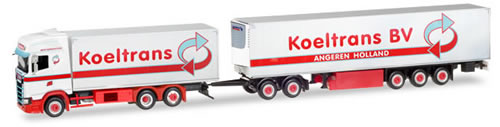 Herpa 309127 - Scania CS Semi, T/T Koeltrans N.L.