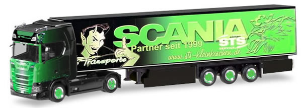 Herpa 309370 - Scania CS Reefer Semi GS Transporte