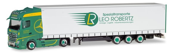 Herpa 309684 - Mercedes Actros Lowliner Semi Leo Robertz