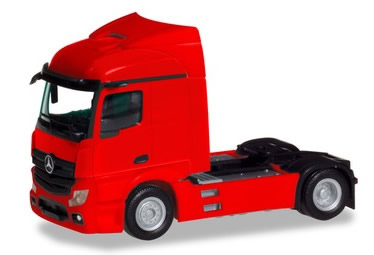 Herpa 309899 - Mercedes Actros Streamspace 2.3, 2 Axle Red