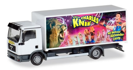 Herpa 310161 - MAN TGL Straight Truck Circus Charles Knie