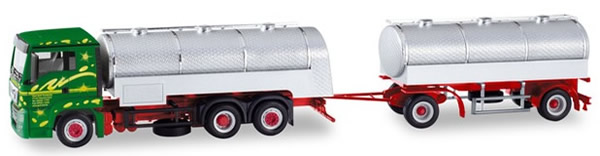 Herpa 310536 - MAN TGS Milk Tanker T/T Hans Gick