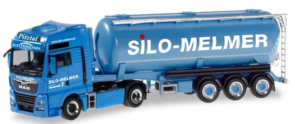 Herpa 310574 - MAN TGX Silo Semi Melmer