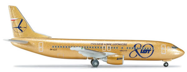 Herpa 517706 - Boeing 737-400 (29.50) LOT - 80th Anniversary