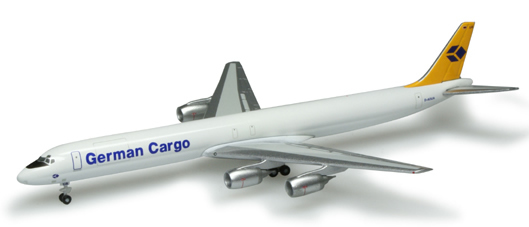 Herpa 518673 - DC-8-73 F Extra Shop German Cargo