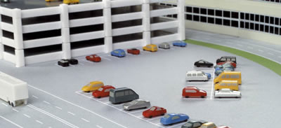 Herpa 519892 - Airport Accessories # 10 Cars W/Prints