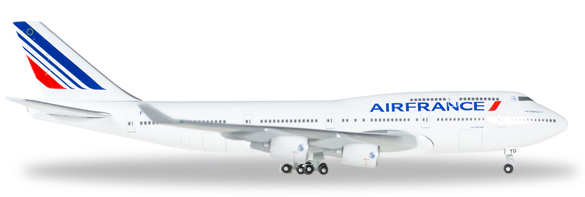 Herpa 523272 - Boeing 747-400 523271-001 Air France - Last 747