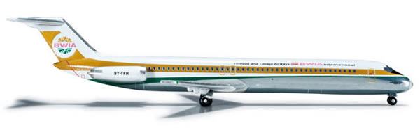 Herpa 523813 - Douglas DC-9-50 Extra Shop BWIA