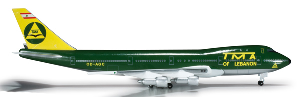 Herpa 524353 - Boeing 747-100 SF Extra Shop Trans Mediterranian