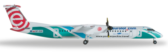 Herpa 527088 - Bombardier Q400 Euro LOT