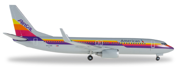 Herpa 529631 - Boeing 737-800 American Airlines, Air Cal Heritage