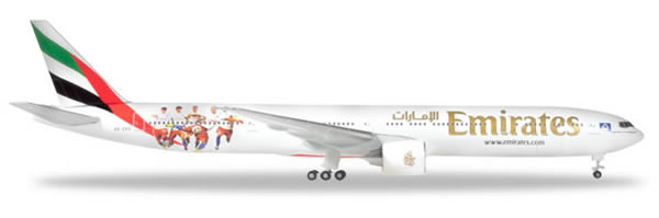 Herpa 530880 - Boeing777-300er Emirates, Hamburger SV