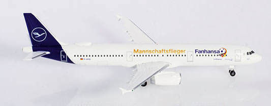Herpa 531979 - Airbus 321 Lufthansa, Fanhansa Team Plane