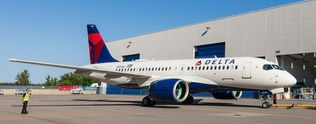 Herpa 532952 - Airbus 220-100 Delta Airlines