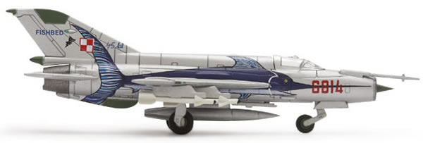 Herpa 552363 - Mig-21 MF3 (47.50) Polish Air Force