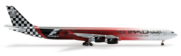Herpa 562119 - Airbus 340-300 Etihad - Formula 1