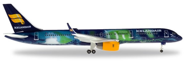 Herpa 562539 - Boeing 757-200 Icelandair Hekla Aurora