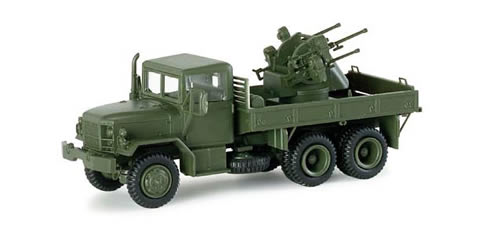 Herpa 741538 - M35 Trck w/4Barrel AA Gun