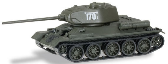 Herpa 745727 - Battle Tank T-34/85 German Army