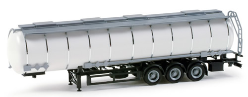 Herpa 75619 - Tank Trailer 3 Axle White