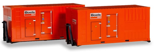 Herpa 76890 - Power Generators, 2 X 20 Boels