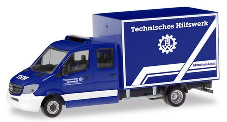 Herpa 94559 - Mercedes Sprinter Box THW