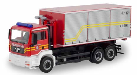 Herpa 94689 - MAN TGA Roll-Off Dump Fire Dept