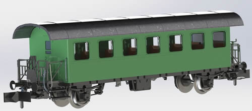 Jagerndorfer JC60305 - Austrian 3pc Passenger Car Set of the OBB