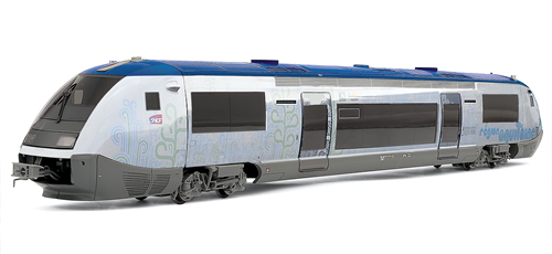 Jouef 2197 - French Diesel Railcar X73500 Pau-Canfranc livery of the SNCF