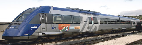 Jouef 2282 - French Diesel Railcar X72500 Languedoc Roussillon livery of the SNCF (DCC Sound Decoder)