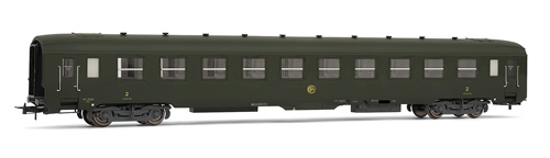 Voiture Couchettes SNCF Jouef HJ 4077 – 2ème Classe B10c10 – Époque 3 – Train Miniature